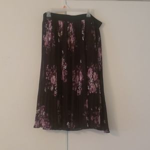 Torrid Midi Floral Skirt